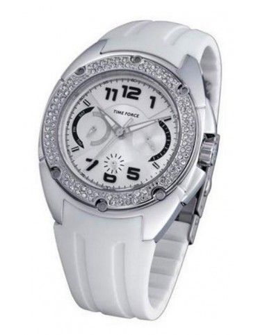 RELOJ TIME FORCE ACERO MULTIFUNCION MUJER TF3133L02