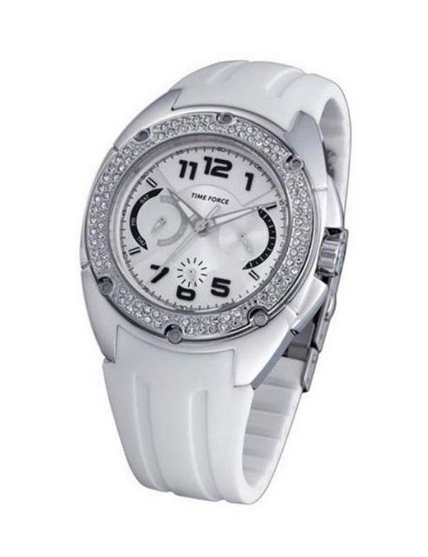 RELOJ TIME FORCE ACERO MULTIFUNCION MUJER TF3133L02