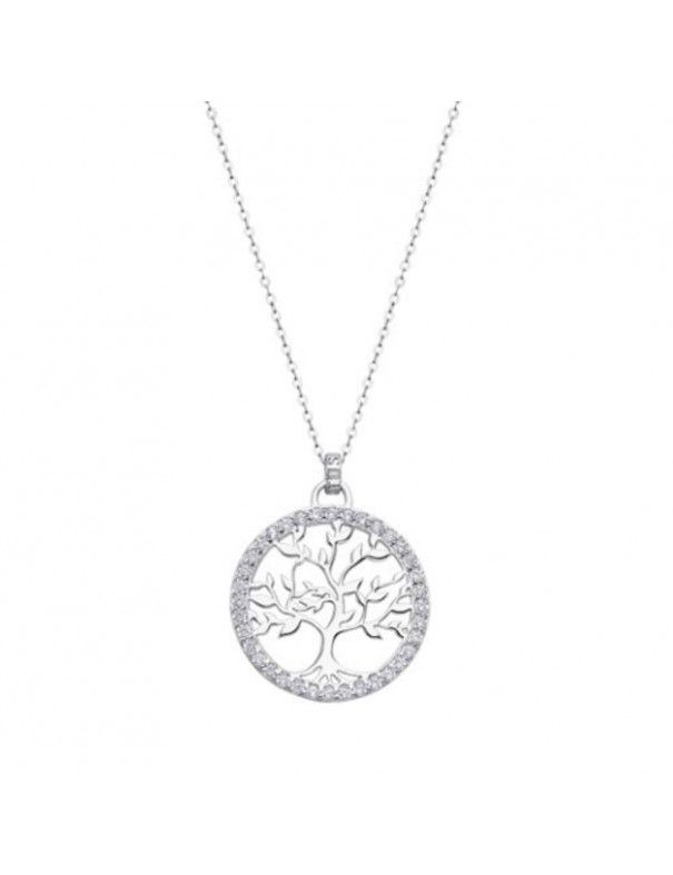Collar Lotus Silver Mujer LP1746-1/1 Tree of life