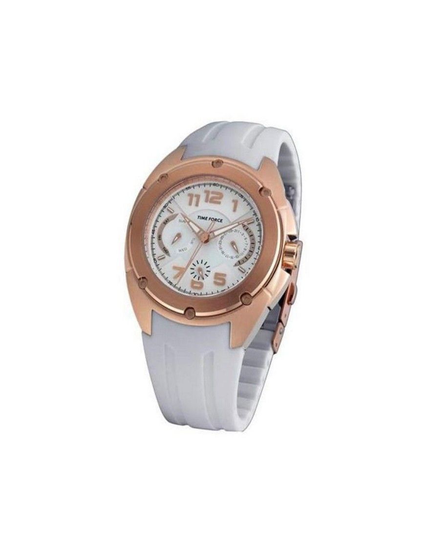 RELOJ TIME FORCE ACERO MULTIFUNCION MUJER TF3133L11
