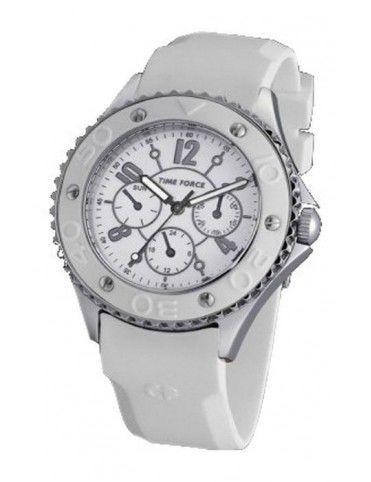 RELOJ TIME FORCE ACERO MULTIFUNCION MUJER TF3301L02