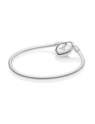 Pulsera Pandora Rígida Moment Corazón Amado 597806-17