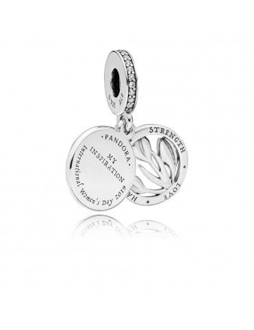 Charm Colgante Plata Día Internacional de la Mujer 797825CZ