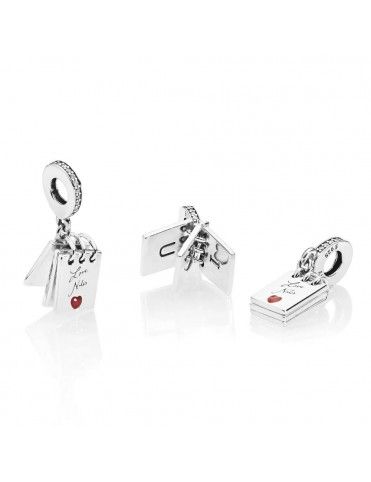 Charm Pandora Plata colgante Notas de Amor 797835CZ