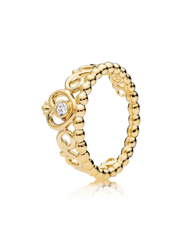 Anillo Pandora Plata Shine Tiara de mi Princesa 167158-56