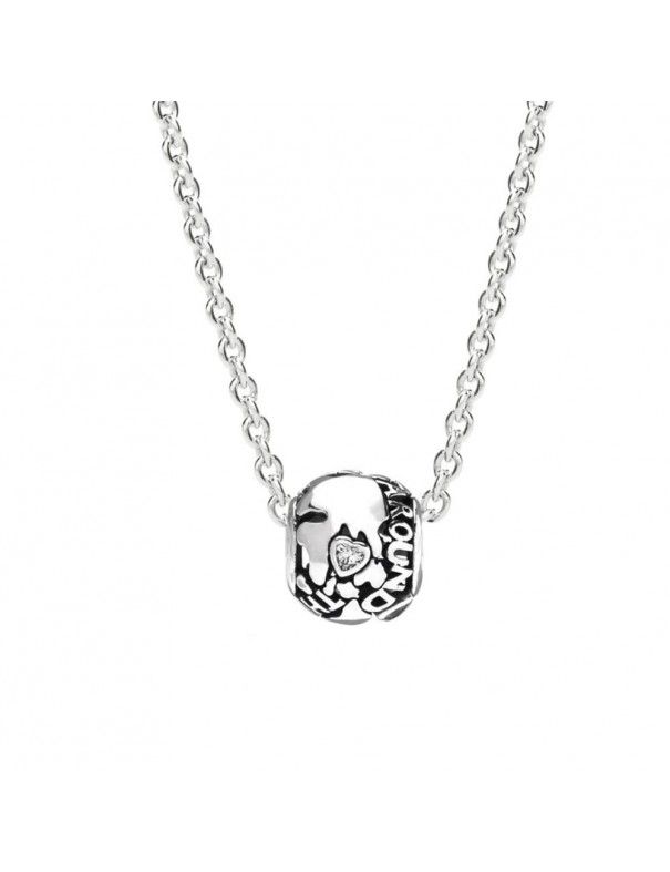 Charm Pandora Plata calado Alrededor del Mundo 791718CZ