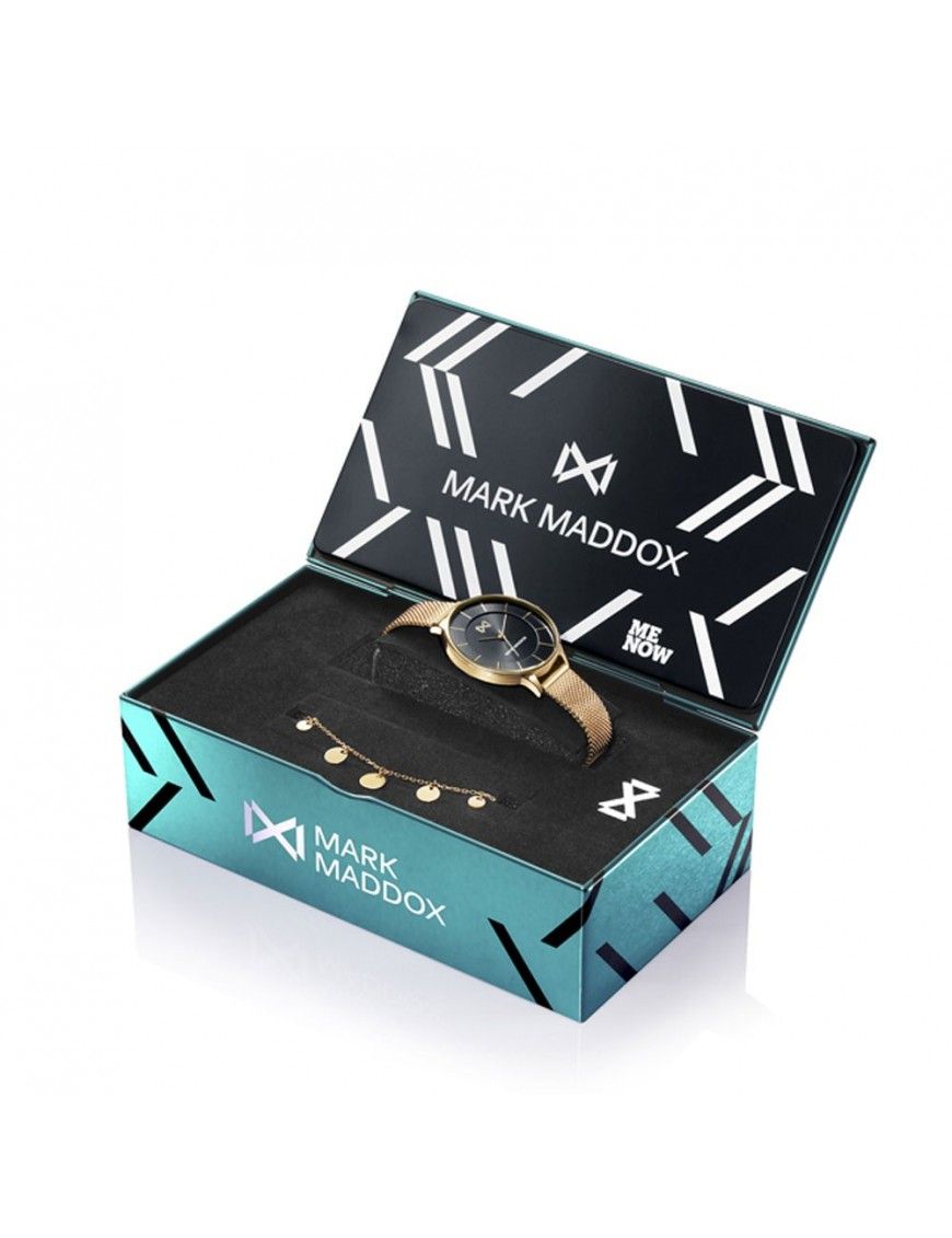Pack Reloj Mark Maddox + pulsera Mujer MM7118-57 Alfama