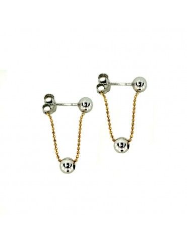Pendientes Mujer Plata bolas colgantes 015287-12-1