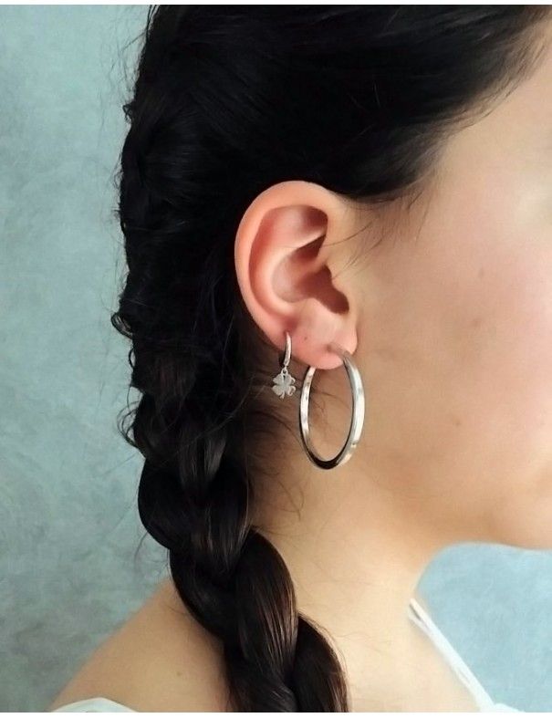 Pendientes Plata mujer Aro 015179-1-1