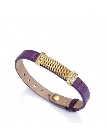 Pulsera Viceroy Piel y Acero Mujer 21000P01017