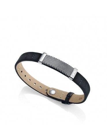 Pulsera Viceroy Piel y Acero Hombre 21001P01010