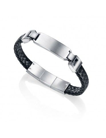 Pulsera Viceroy Piel y Acero Hombre 75063P01010