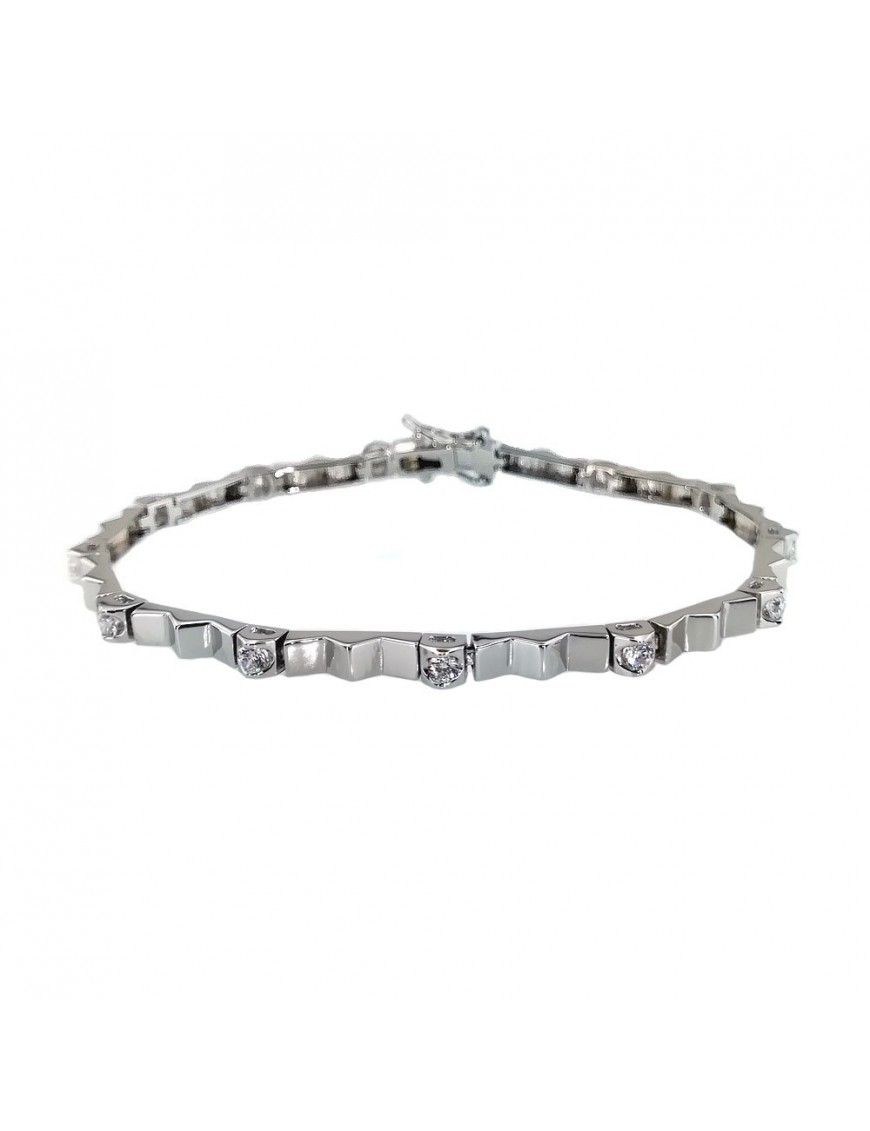 Pulsera plata Circonitas BL9100