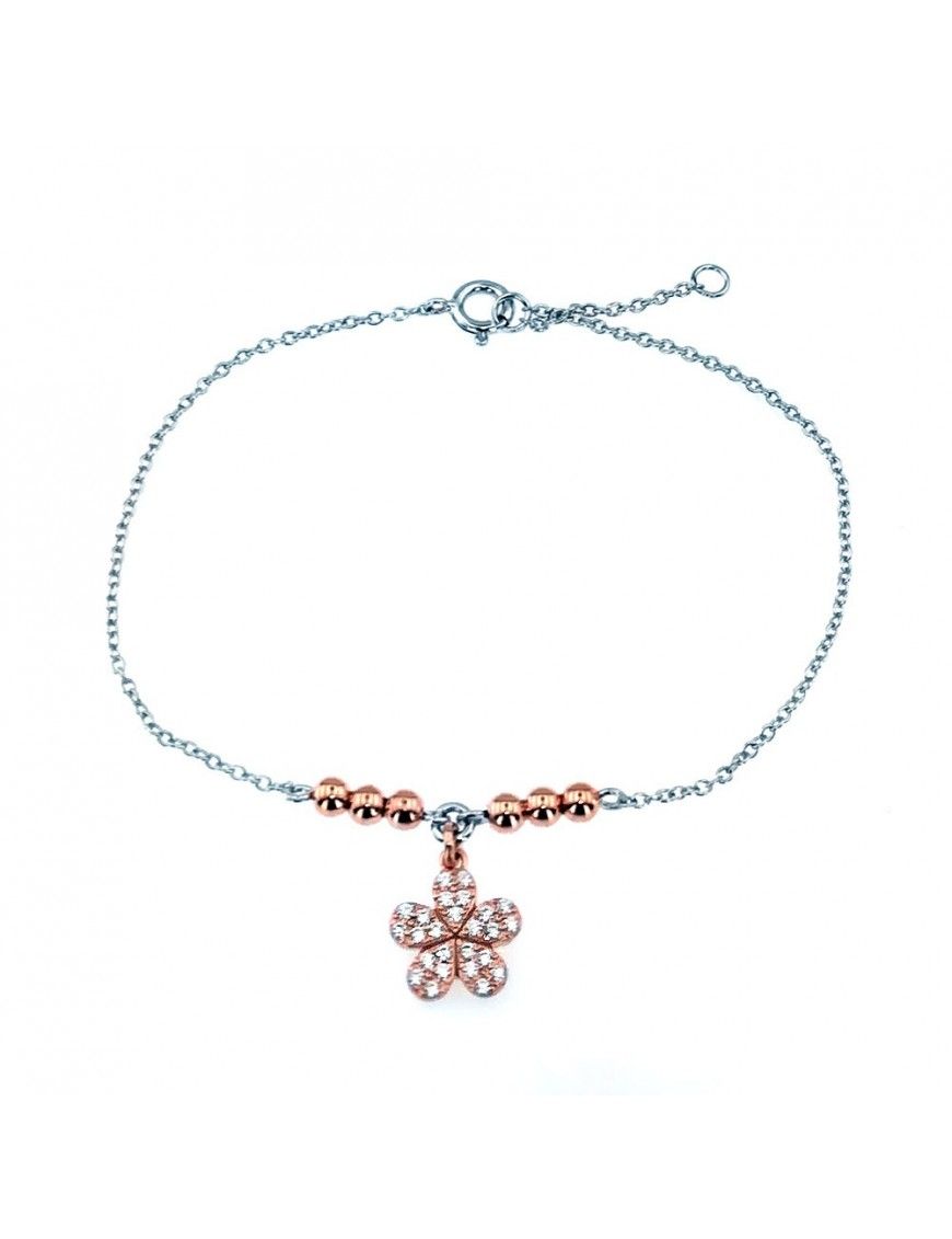 Pulsera plata Circonitas jbrv9084l-rw