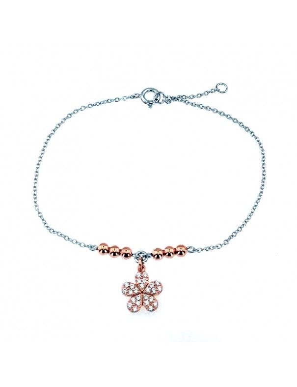 Pulsera plata Circonitas jbrv9084l-rw