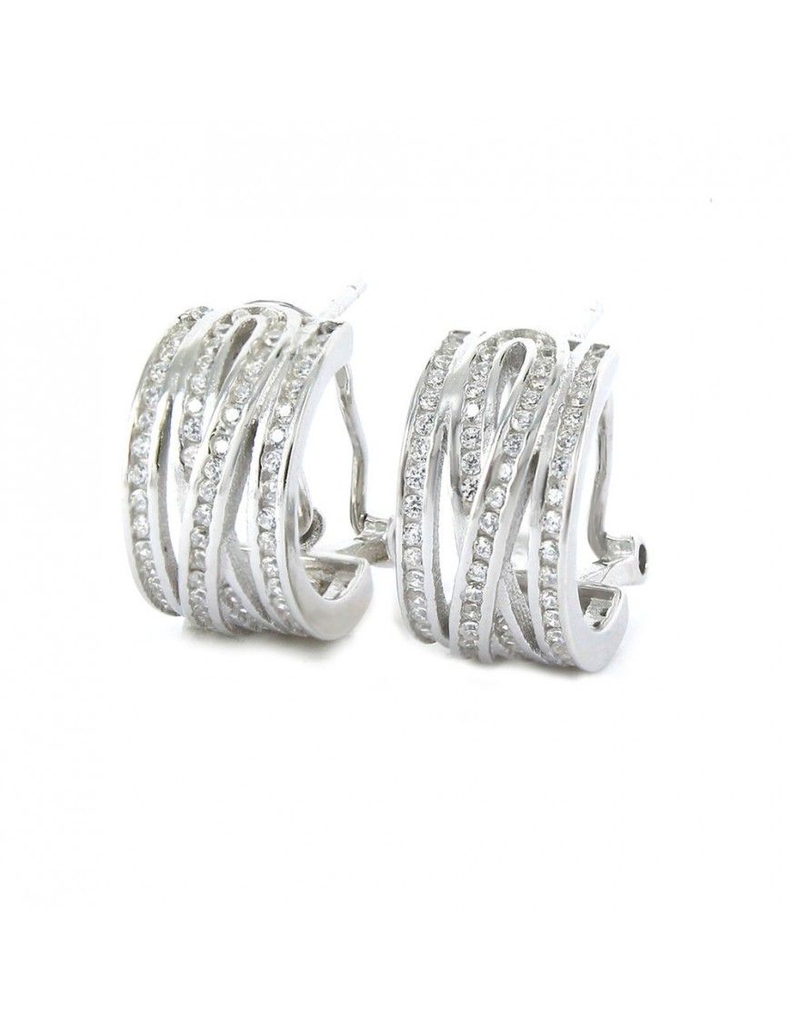 Pendientes Plata Mujer circonitas 9103946