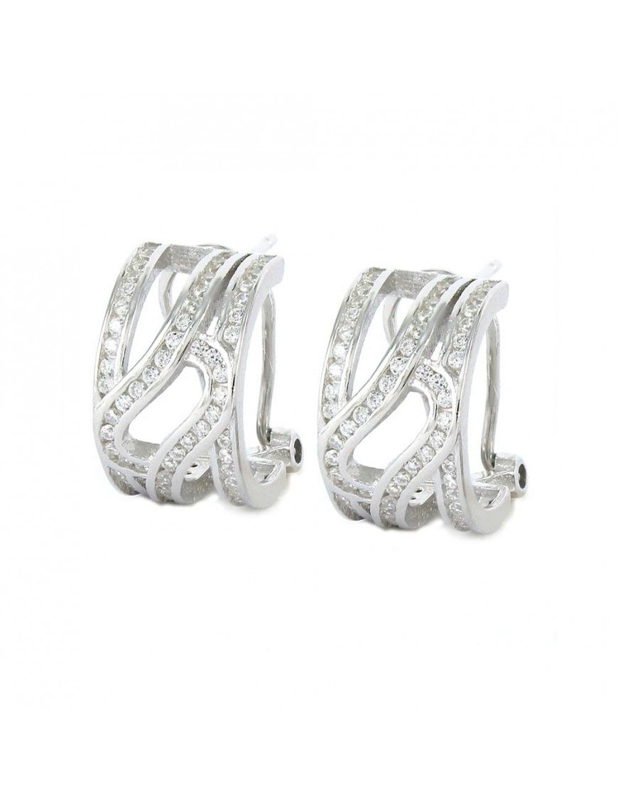 Pendientes Plata Mujer circonitas 9103947