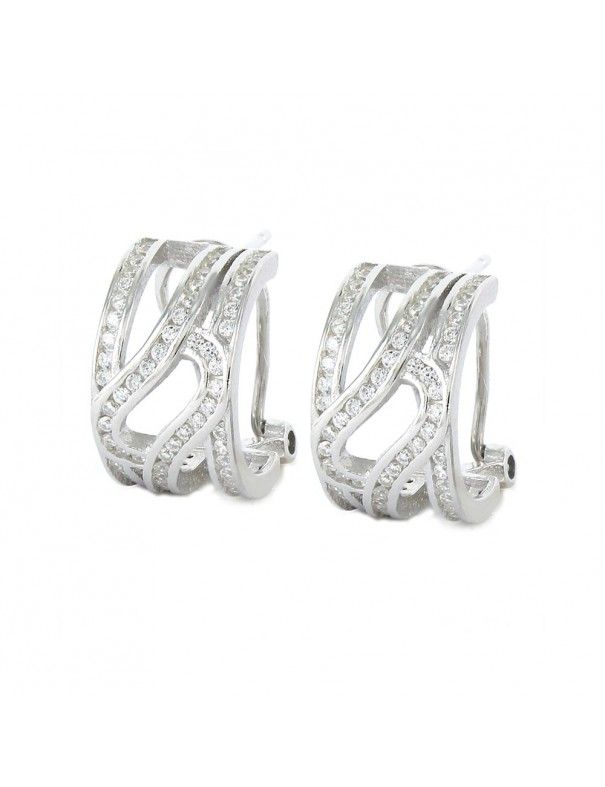 Pendientes Plata Mujer circonitas 9103947