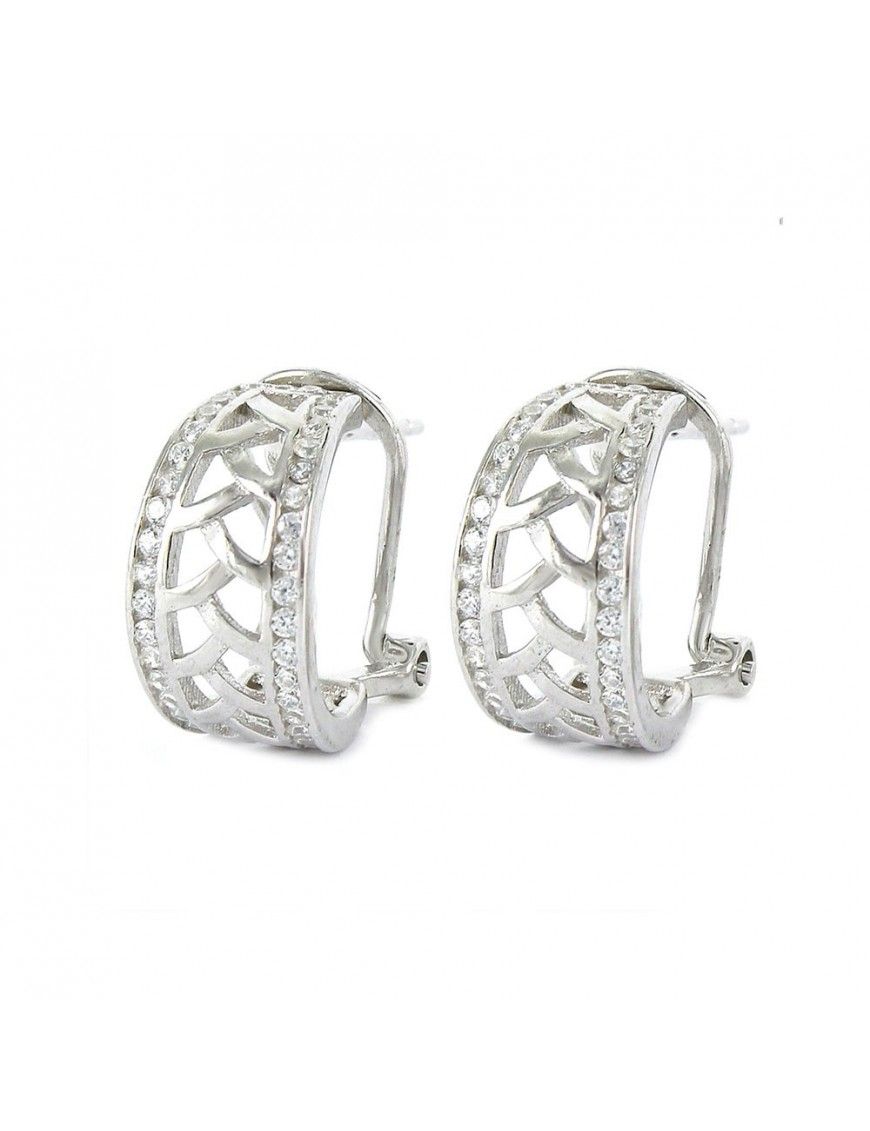 Pendientes Plata Mujer circonitas 9103954
