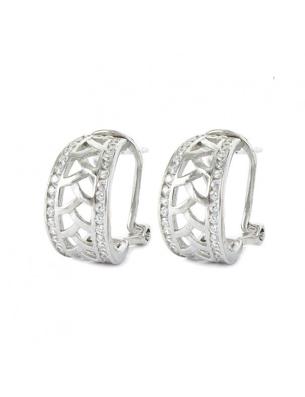 Pendientes Plata Mujer circonitas 9103954
