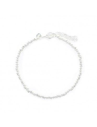 Pulsera Plata Mujer anillas 9104094