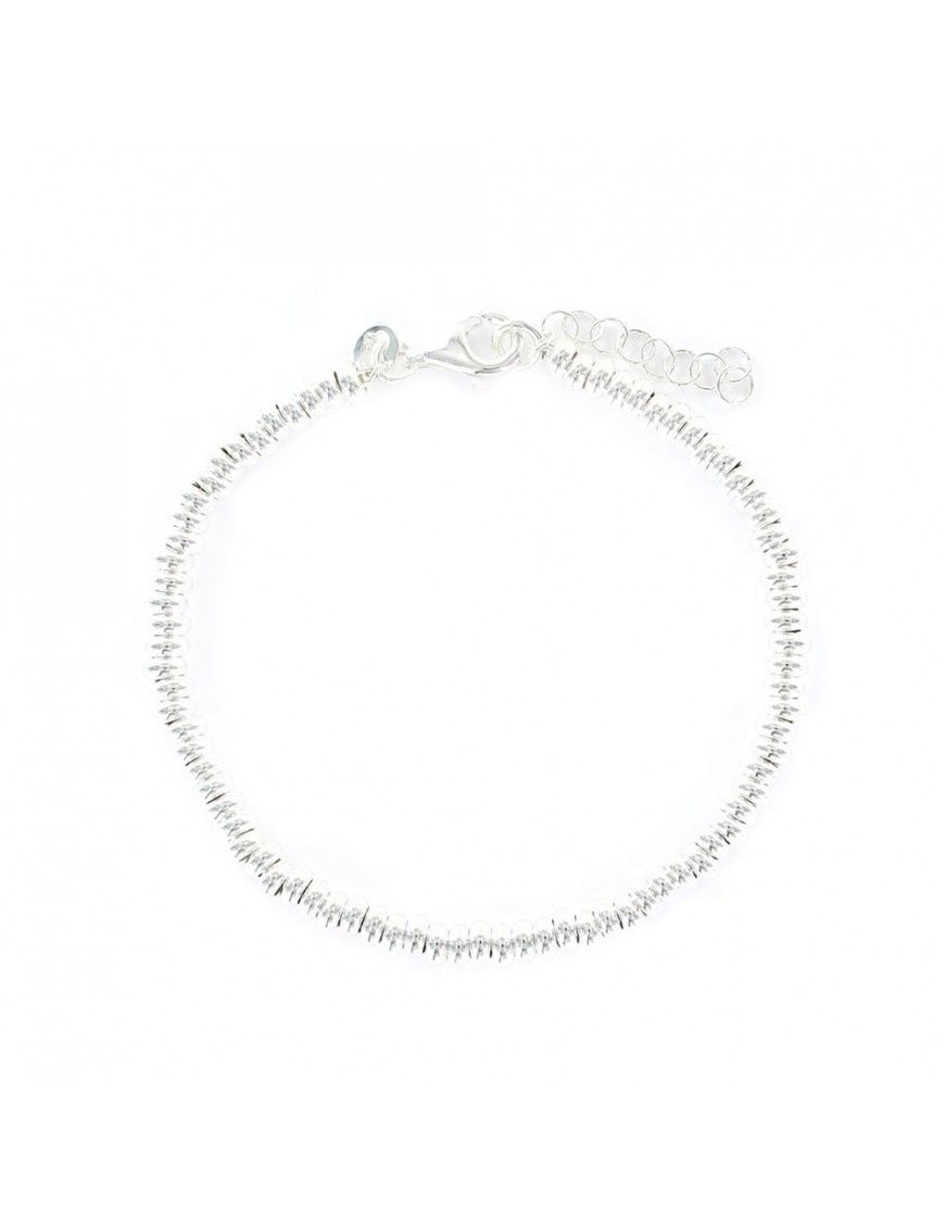 Pulsera Plata Mujer anillas 9104094