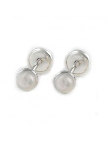 Pendientes Plata bebe bola 9104350