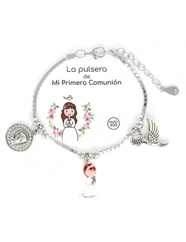 Pulsera plata niña comunión 9105912