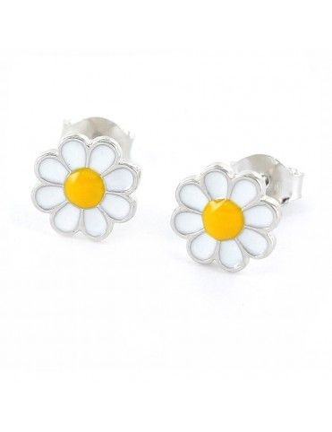 Pendientes Plata niña margarita 9105973