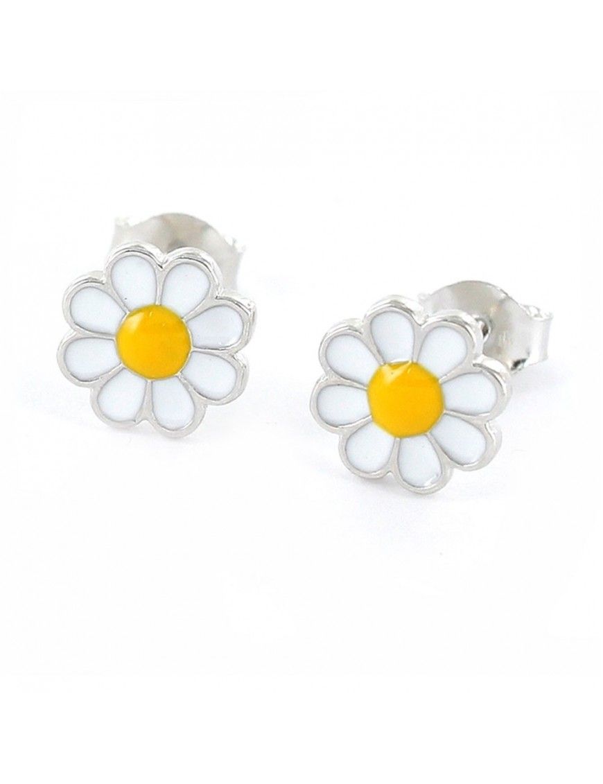 Pendientes Plata niña margarita 9105973