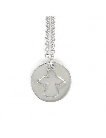 Collar Plata Niña Angel 9105988