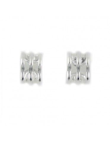 Pendientes Plata Mujer Trenza 9103838