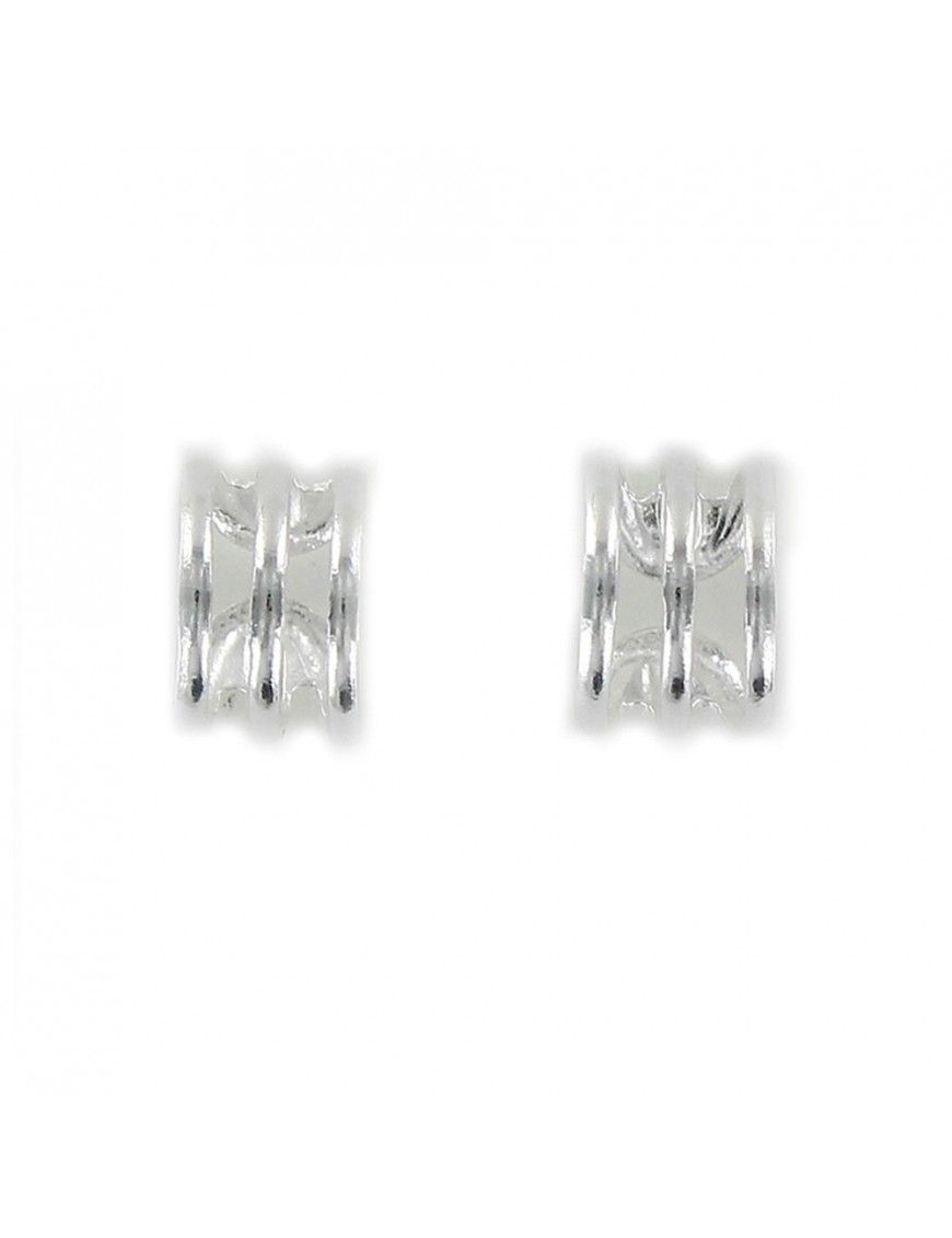 Pendientes Plata Mujer Trenza 9103838