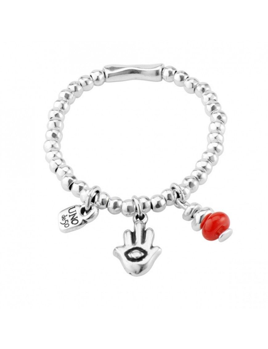 Pulsera Uno de 50 Metal Mujer Talismán PUL1822ROJMTL0M