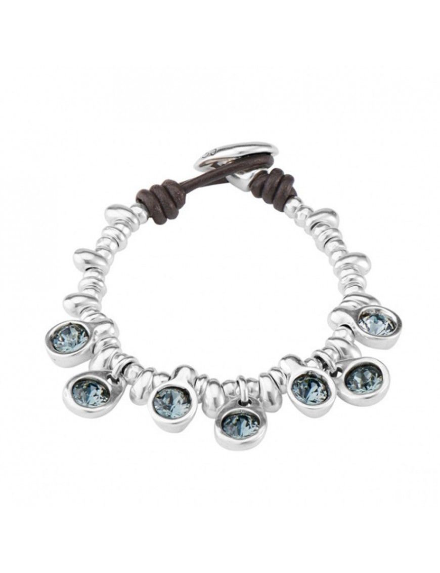 Pulsera Uno de 50 Metal Mujer Tesoro PUL1832AZUMTL0M