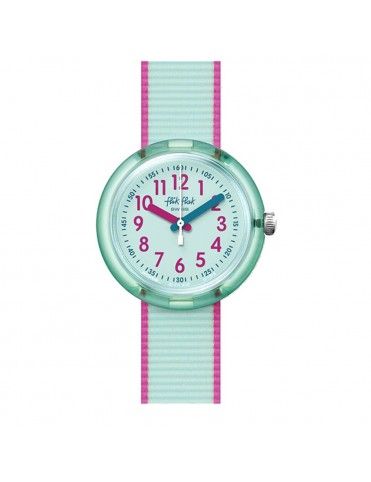 Reloj Flik Flak Color Blast verde azulado FPNP046