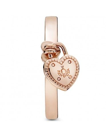 Anillo Pandora Plata Rose Candado de Amor 186571-54