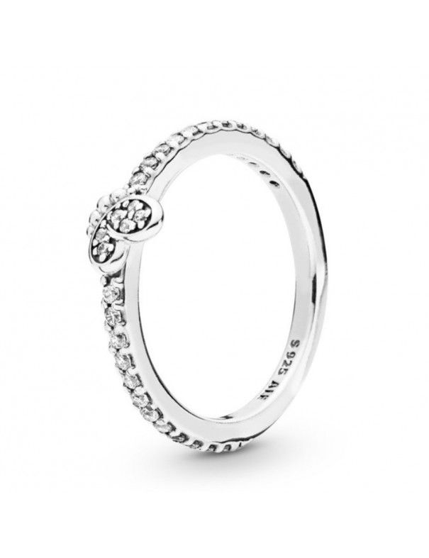 Anillo Pandora plata Mariposas Deslumbrantes pequeñas 197948CZ-54