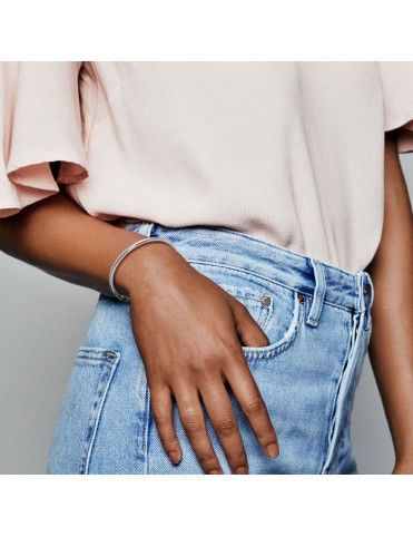 Pulsera Pandora Plata Moments Rígida cierre deslizante 597953CZ