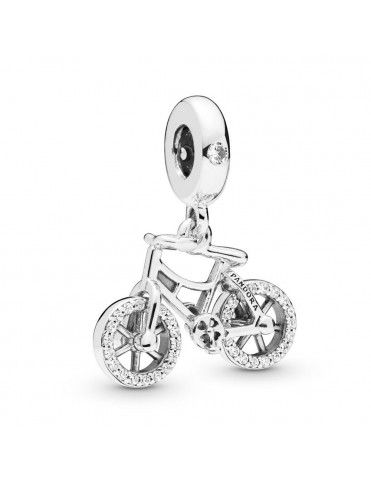 Charm Pandora bicicleta en plata 797858CZ