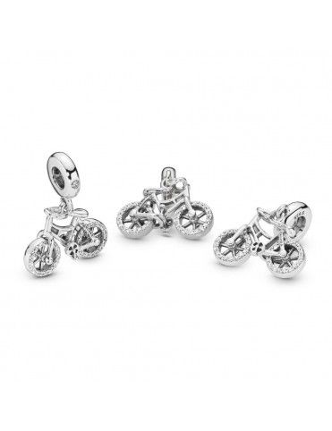 Charm Pandora bicicleta en plata 797858CZ
