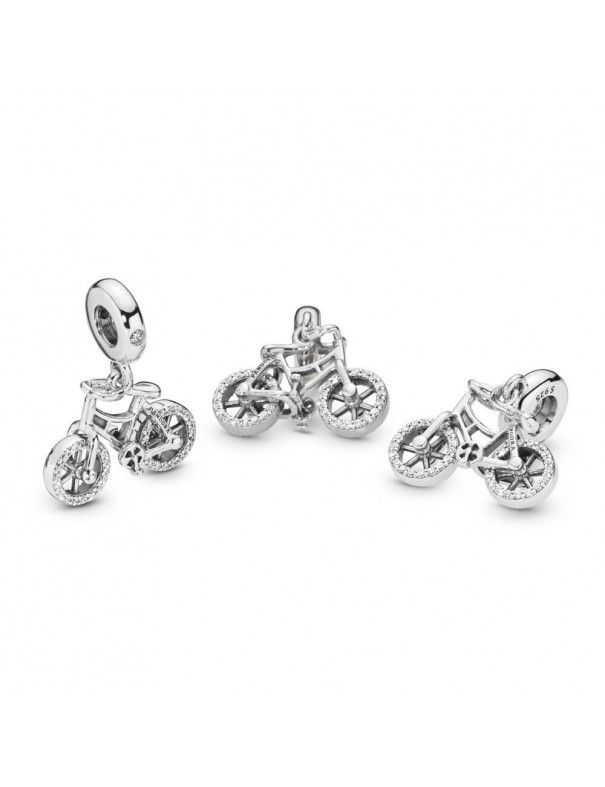 Charm Pandora bicicleta en plata 797858CZ