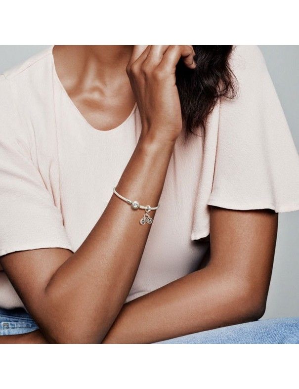 Charm Pandora bicicleta en plata 797858CZ