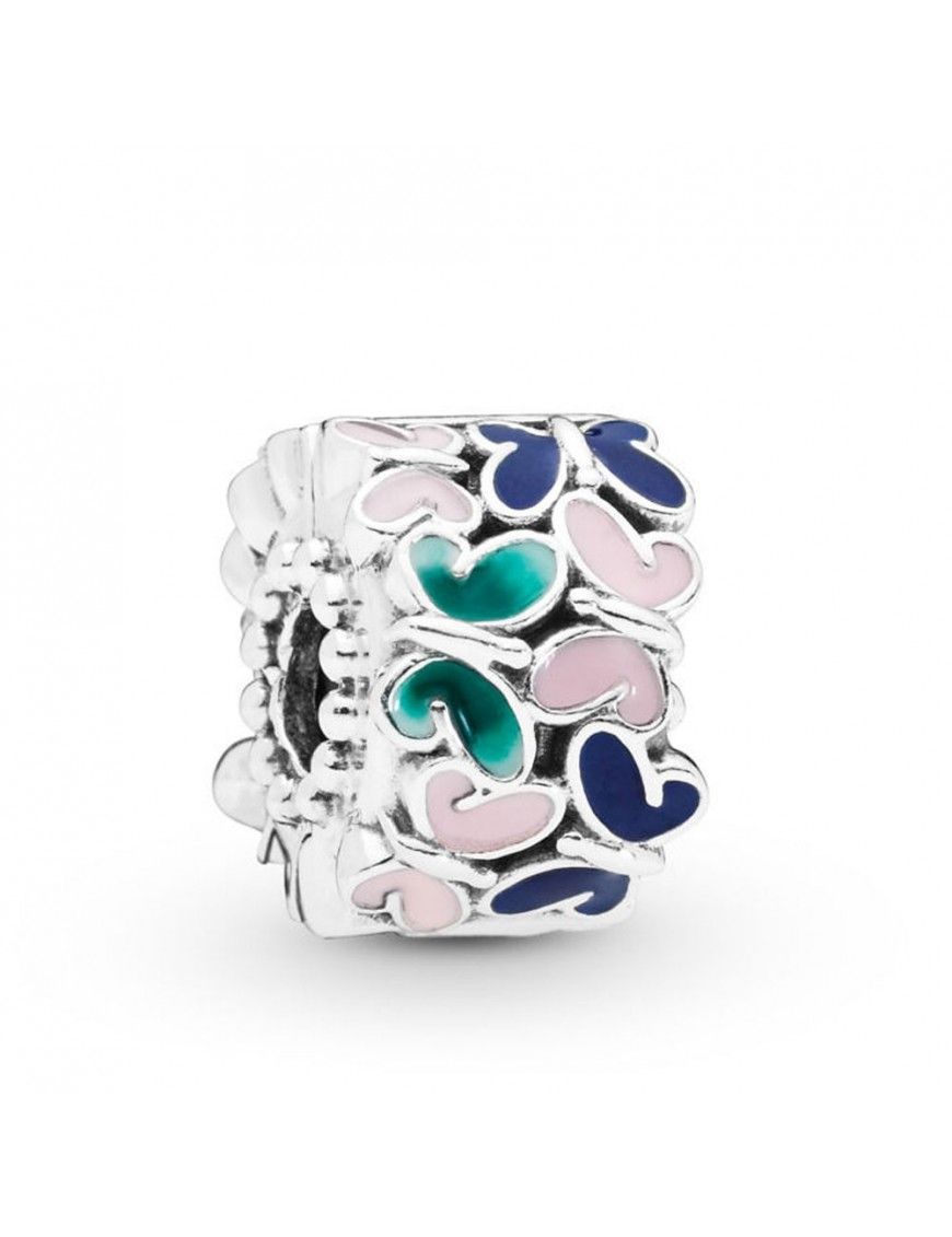Clip Pandora plata mariposas 797863ENMX