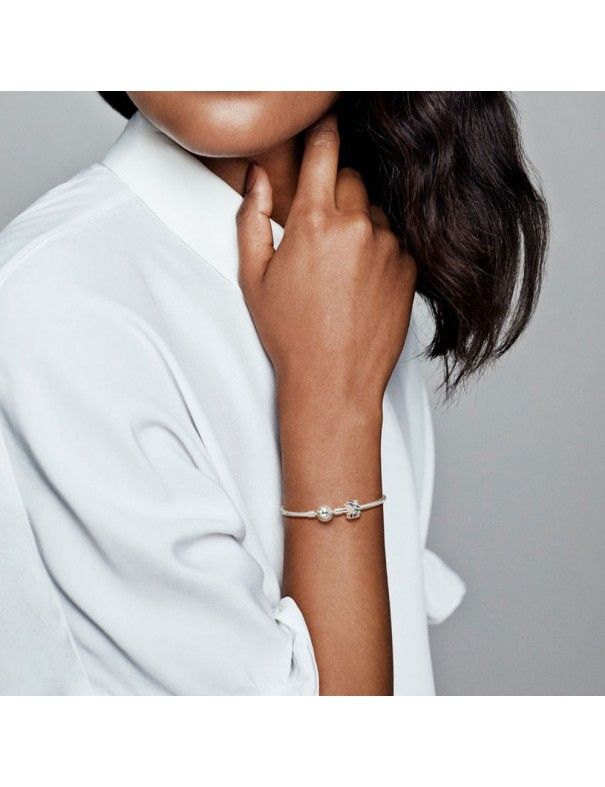 Clip Pandora plata mariposas 797863ENMX