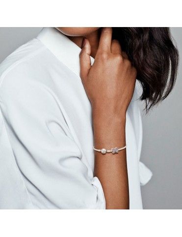 Charm Pandora Plata Mariposa Rosa Deslumbrante 797882NCCMX