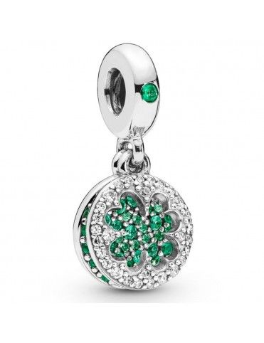 Charm Pandora colgante Plata Trébol Brillante 797906NRGMXCZ