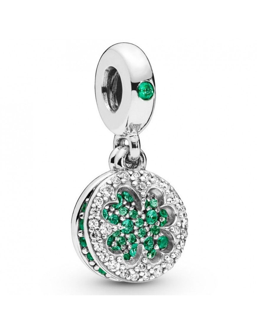 Charm Pandora colgante Plata Trébol Brillante 797906NRGMXCZ