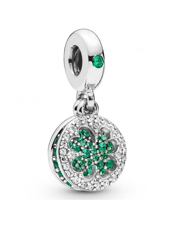 Charm Pandora colgante Plata Trébol Brillante 797906NRGMXCZ