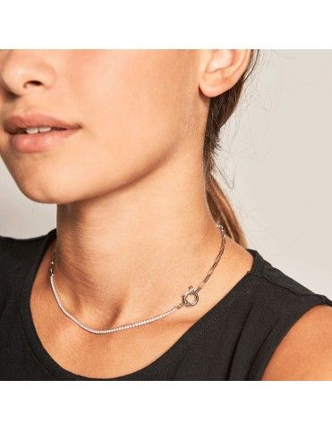 Collar PDPAOLA Plata mujer CO02-082-U